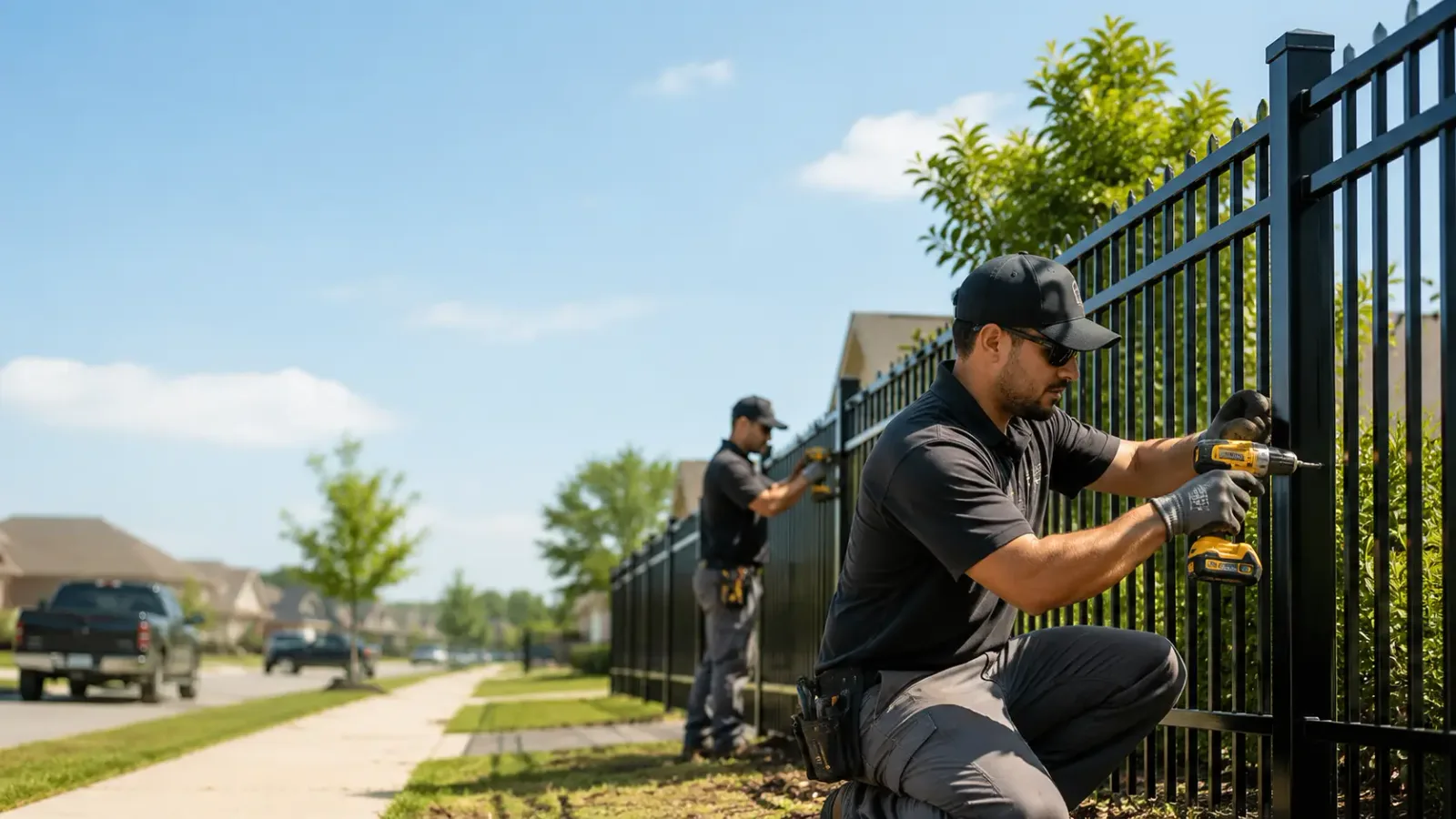 Metal Fence Installation in Hawley, TX
